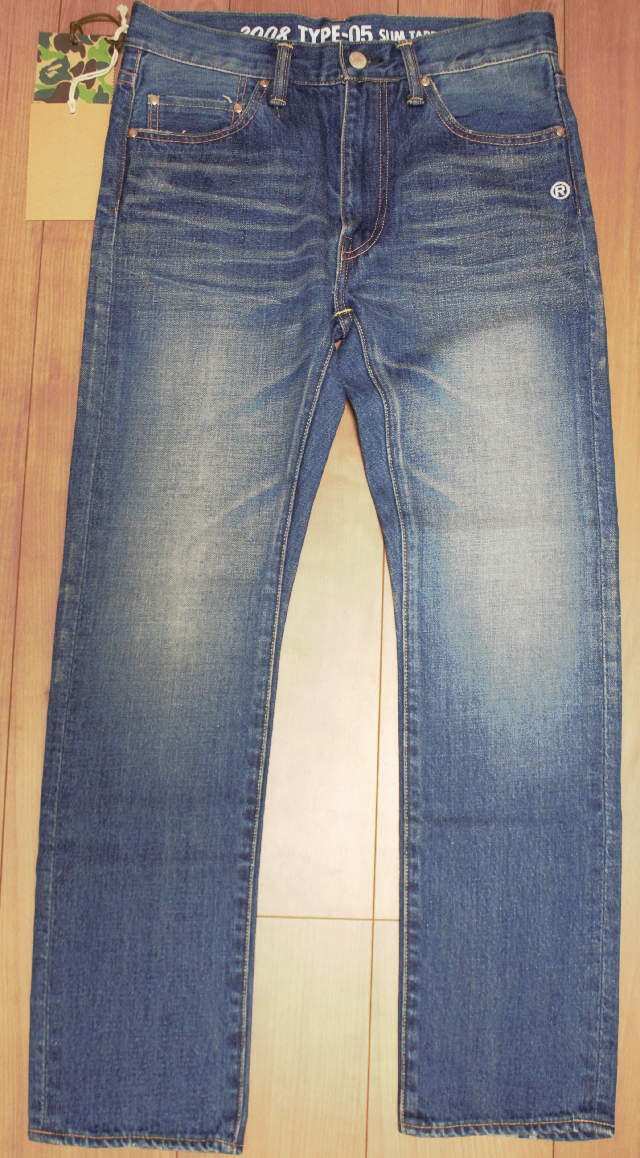 2008 TYPE-05 WASHED DENIM PANT 1D80-150-008