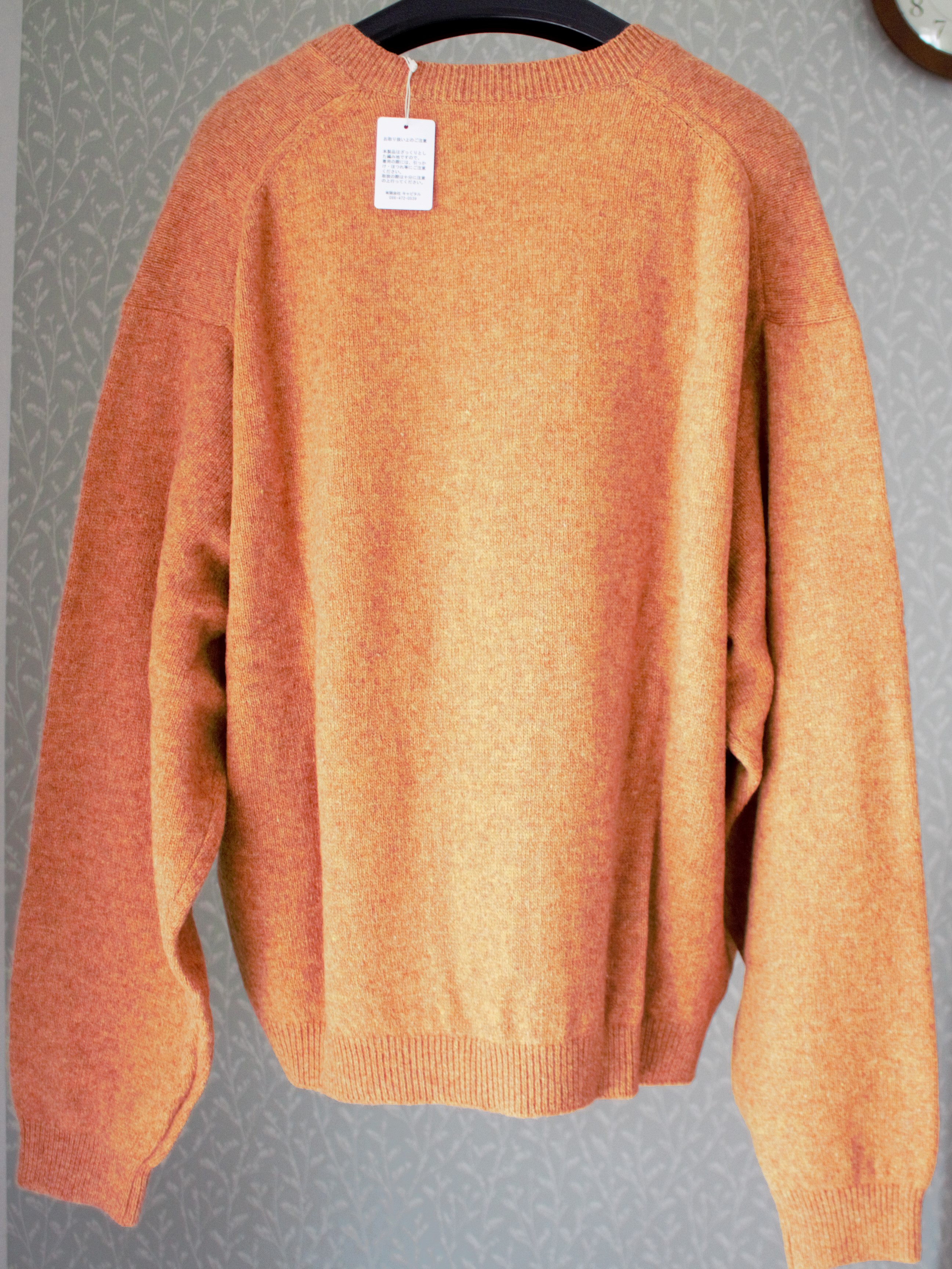 8G Lamb Wool Deep V Neck Sweater K1911KN147