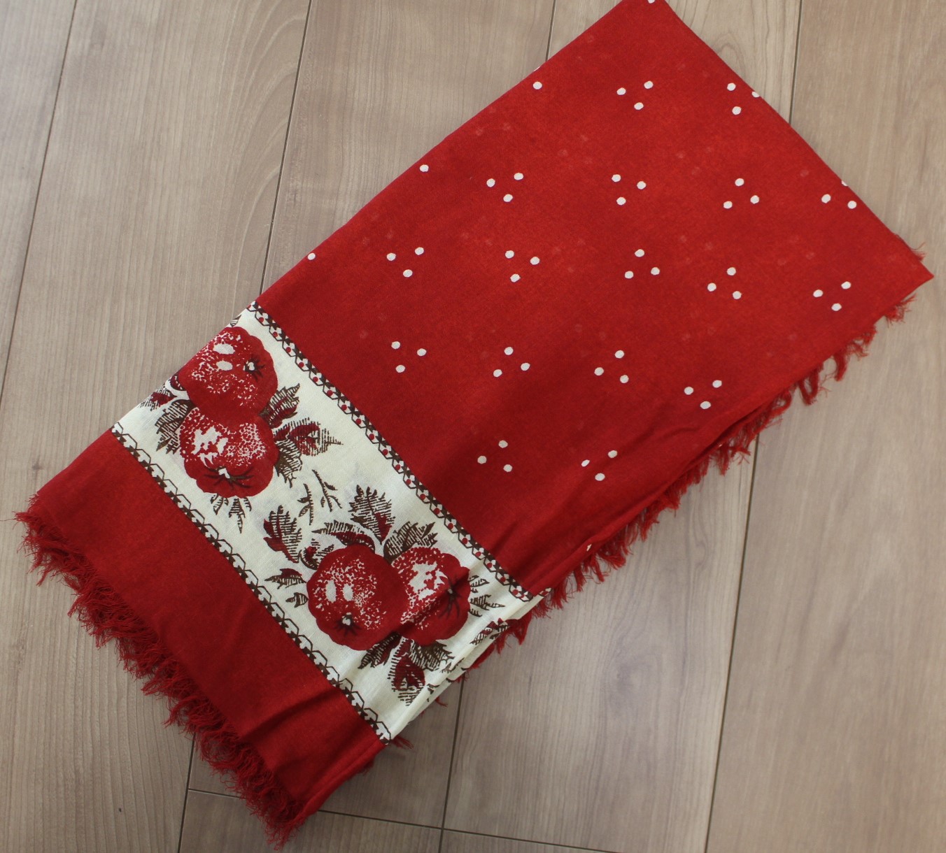 Bandana BIG Fringe Stole (Persimmon) K1609XG551EK-1282