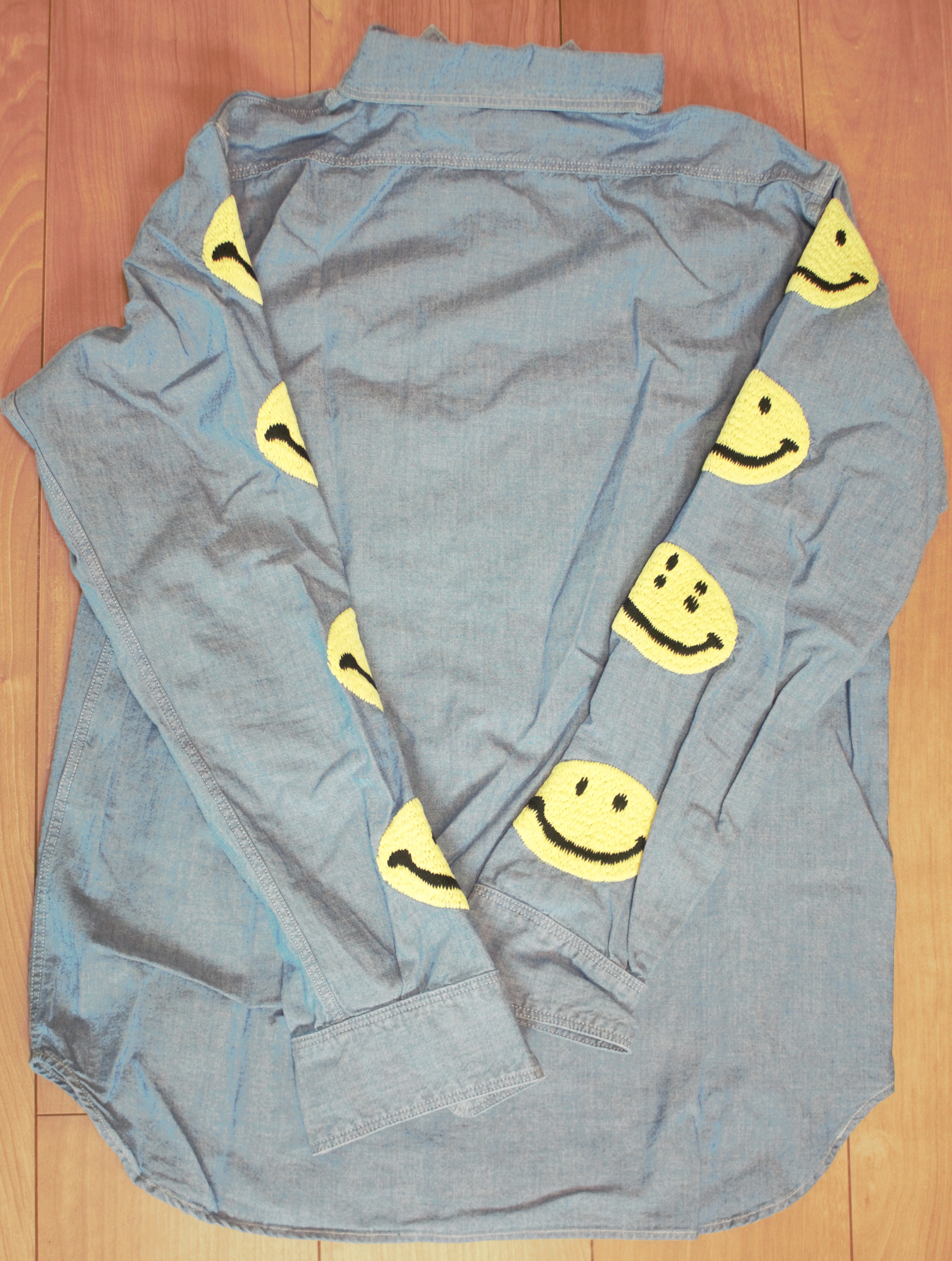 Chambray Work Shirt (Smile Embroidery) EK-895