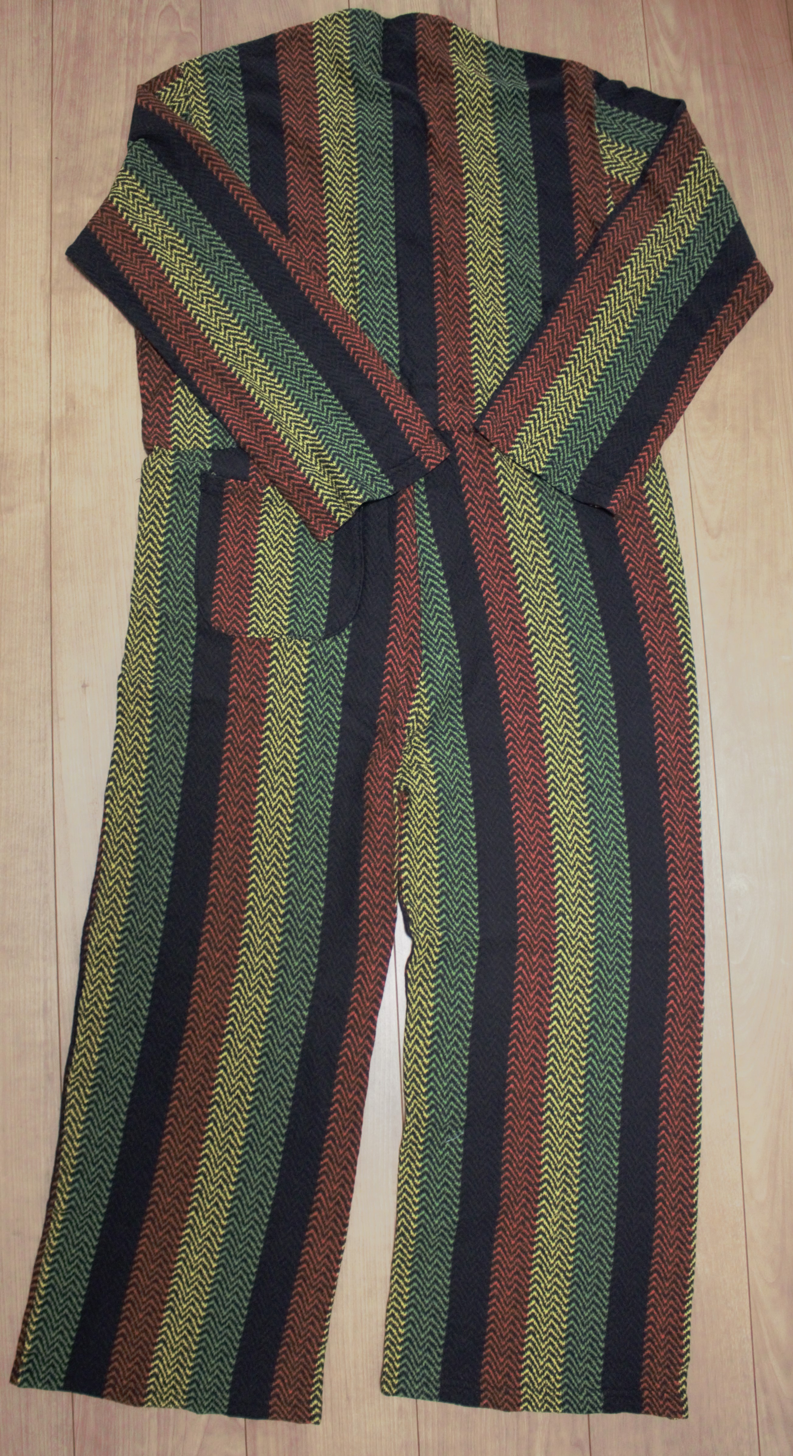 Close-up Tenjiku Rasta Herringbone Pajamas K1904OP105